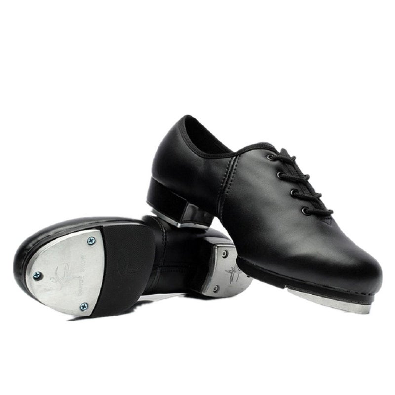 BeiBestCoat Dance Womens Tap Shoes Dancing Shoes for Women,Ladies,Girls, Black (7.5 w) - Image 1